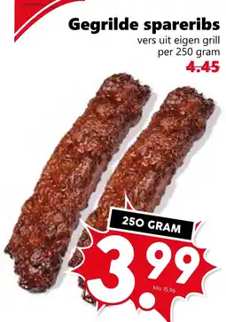 Coop Gegrilde spareribs aanbieding