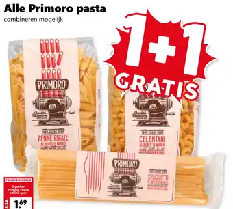 Coop Alle Primoro pasta aanbieding