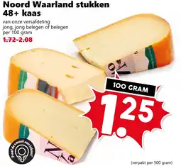 Coop Noord Waarland stukken 48+ kaas aanbieding