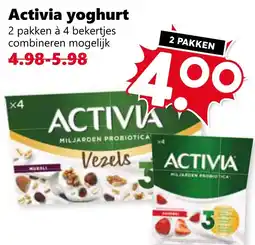 Coop Activia yoghurt aanbieding