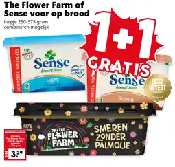 Coop The Flower Farm of Sense voor op brood aanbieding