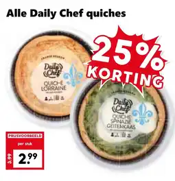 Coop Alle Daily Chef quiches aanbieding
