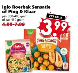 Coop Iglo Roerbak Sensatie s of Ping & Klaar aanbieding