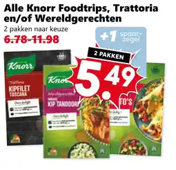 Coop Alle Knorr Foodtrips, Trattoria en/of Wereldgerechten aanbieding