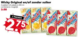 Coop Wicky Original en/of zonder suiker aanbieding