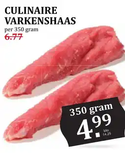 Coop CULINAIRE VARKENSHAAS aanbieding