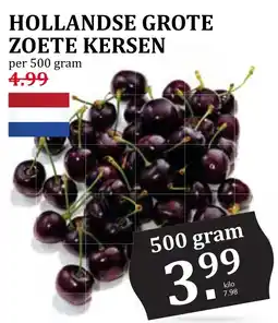 Coop HOLLANDSE GROTE ZOETE KERSEN aanbieding