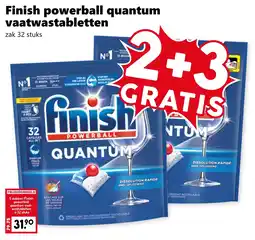 Coop Finish powerball quantum vaatwastabletten aanbieding