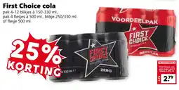 Coop First Choice cola aanbieding