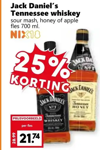 Coop Jack Daniel's Tennessee whiskey aanbieding