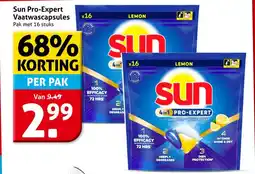 Hoogvliet Sun Pro-Expert Vaatwascapsules aanbieding