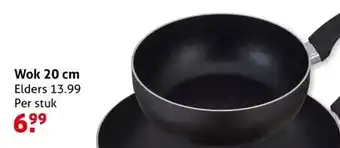 Hoogvliet Wok 20 cm aanbieding