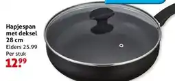Hoogvliet Hapjespan met deksel 28 cm aanbieding