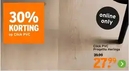 GAMMA 30% KORTING op Click PVC aanbieding