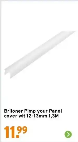 GAMMA Briloner Pimp your Panel cover wit 12-13mm 1,3M aanbieding