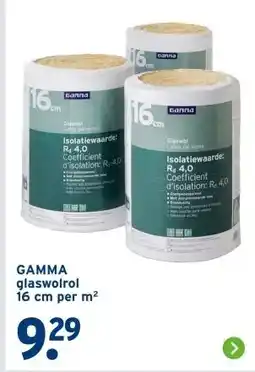 GAMMA GAMMA glaswolrol 16 cm per m² aanbieding