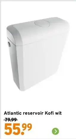 GAMMA Atlantic reservoir Kofi wit aanbieding