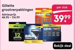 Etos Gillette grootverpakkingen aanbieding