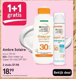 Etos Ambre Solaire aanbieding