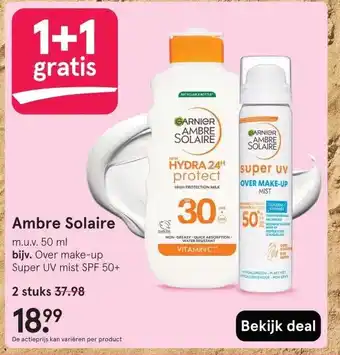 Etos Ambre Solaire aanbieding