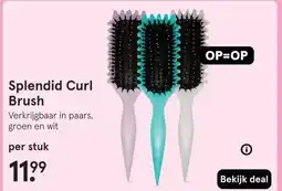 Etos Splendid Curl Brush aanbieding