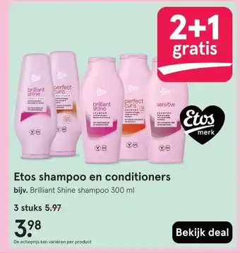 Etos Etos shampoo en conditioners aanbieding