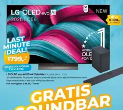 EP Beerepoot LG OLED evo Al G5 4K Televisie (OLED55C56LB-2025) aanbieding