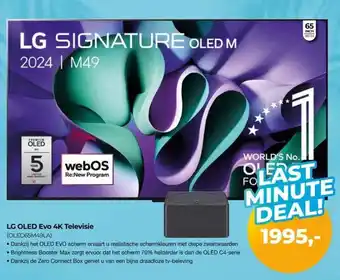 EP Beerepoot LG OLED Evo 4K Televisie (OLED65M49LA) aanbieding
