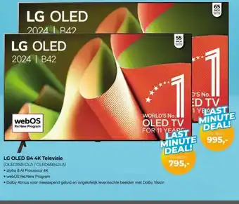 EP Beerepoot LG OLED B4 4K Televisie (OLED55B42LA/OLED65B42LA) aanbieding