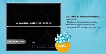 EP Beerepoot AEG Inbouw Inductiekookplaat (IKB64431FB) aanbieding