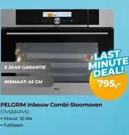 EP Beerepoot PELGRIM Inbouw Combi-Stoomoven (OVS824RVS) aanbieding
