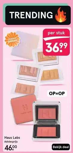 Etos Haus Labs aanbieding