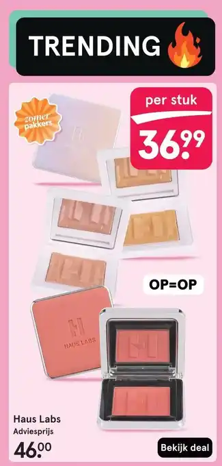 Etos Haus Labs aanbieding