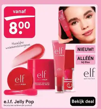 Etos e.l.f. Jelly Pop aanbieding