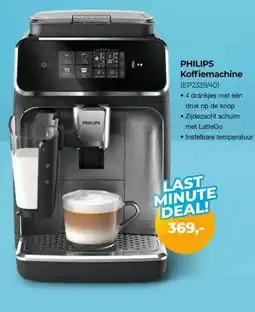 EP Beerepoot PHILIPS Koffiemachine (EP2339/40) aanbieding