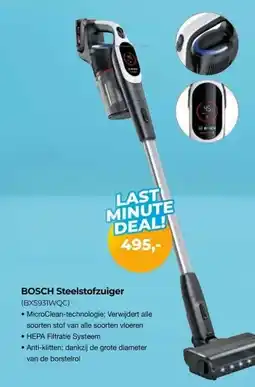 EP Beerepoot BOSCH Steelstofzuiger (BXS931WQC) aanbieding