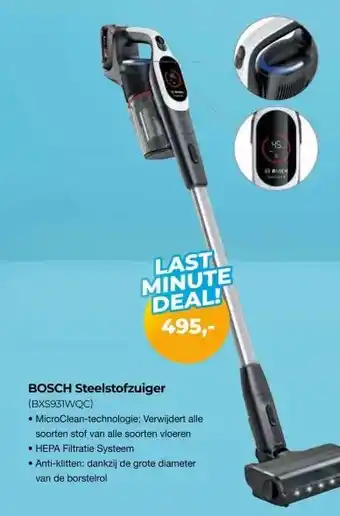EP Beerepoot BOSCH Steelstofzuiger (BXS931WQC) aanbieding