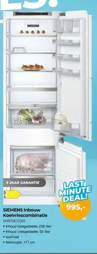 EP Beerepoot SIEMENS Inbouw Koelvriescombinatie aanbieding