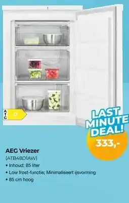EP Beerepoot AEG Vriezer (ATB48D1AW) aanbieding