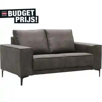 Budget Home Store Bank Capri 2-zits Presley antraciet aanbieding