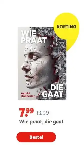 Bruna Wie praat, die gaat aanbieding