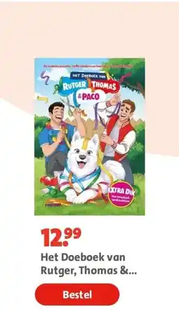 Bruna Het Doeboek van Rutger, Thomas & Paco aanbieding