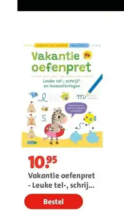 Bruna Vakantie oefenpret - Leuke tel-, schrijf- en leesoefeningen (naar het1ste leerjaar / naar groep 3) aanbieding
