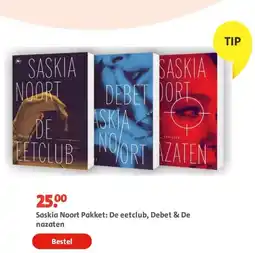 Bruna Saskia Noort Pakket: De eetclub, Debet & De nazaten aanbieding