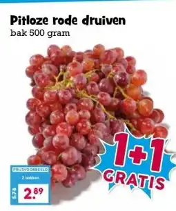 Boon`s Markt Pitloze rode druiven aanbieding