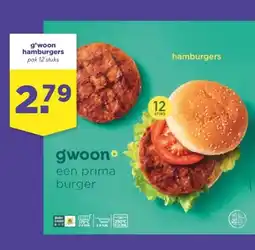 Boon`s Markt g'woon hamburgers aanbieding