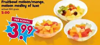 Boon`s Markt Fruitbowl meloen/mango. meloen medley of luxe aanbieding
