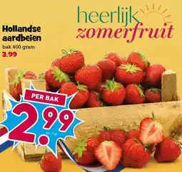 Boon`s Markt Hollandse aardbeien aanbieding