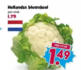 Boon`s Markt Hollandse bloemkool aanbieding