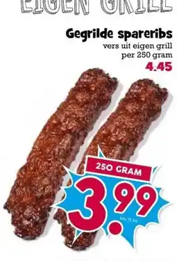 Boon`s Markt Gegrilde spareribs aanbieding